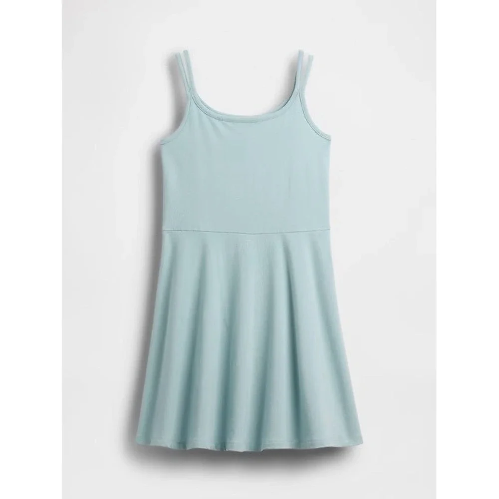 Gap Kids Jersey Tank Dress XL(12) Fresh Water Blue NWT's 894418